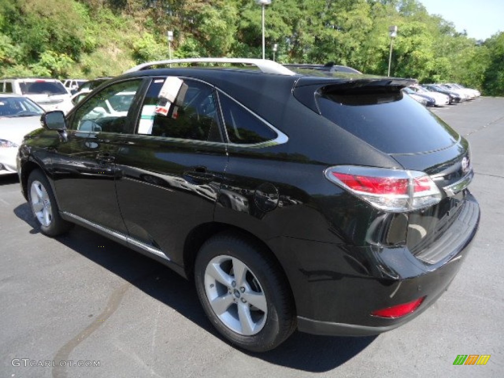 2013 RX 350 AWD - Stargazer Black / Black/Ebony Birds Eye Maple photo #2