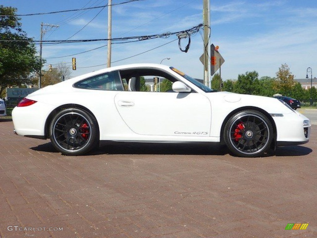 2012 911 Carrera 4 GTS Coupe - Carrara White / Black Leather w/Alcantara photo #8