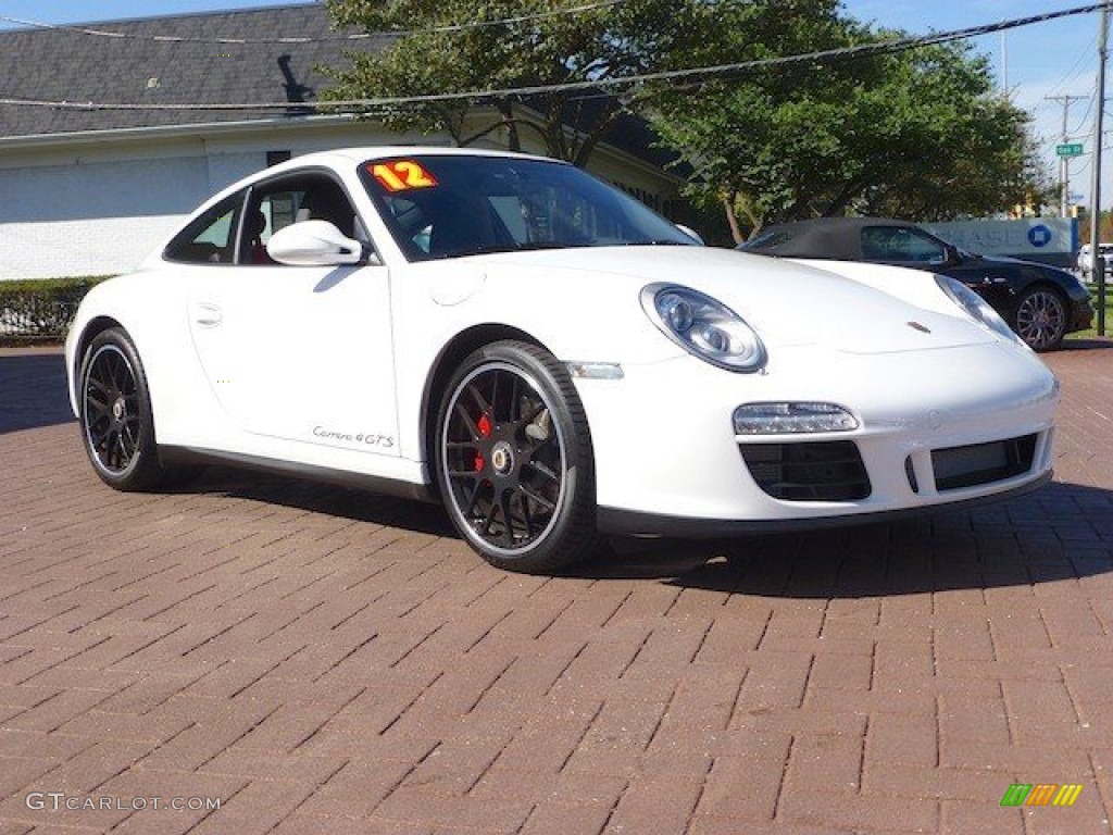 2012 911 Carrera 4 GTS Coupe - Carrara White / Black Leather w/Alcantara photo #9