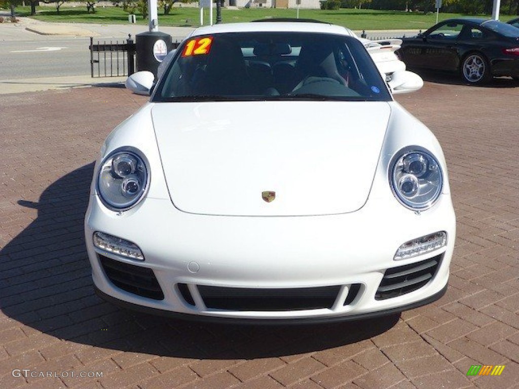 2012 911 Carrera 4 GTS Coupe - Carrara White / Black Leather w/Alcantara photo #12