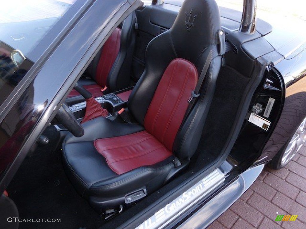 Nero/Bordeaux Interior 2006 Maserati GranSport Spyder Photo #70739816