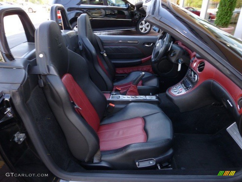 Nero/Bordeaux Interior 2006 Maserati GranSport Spyder Photo #70739876