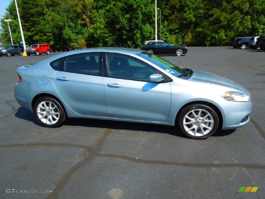 Winter Chill Pearl Coat 2013 Dodge Dart SXT Exterior Photo #70740536