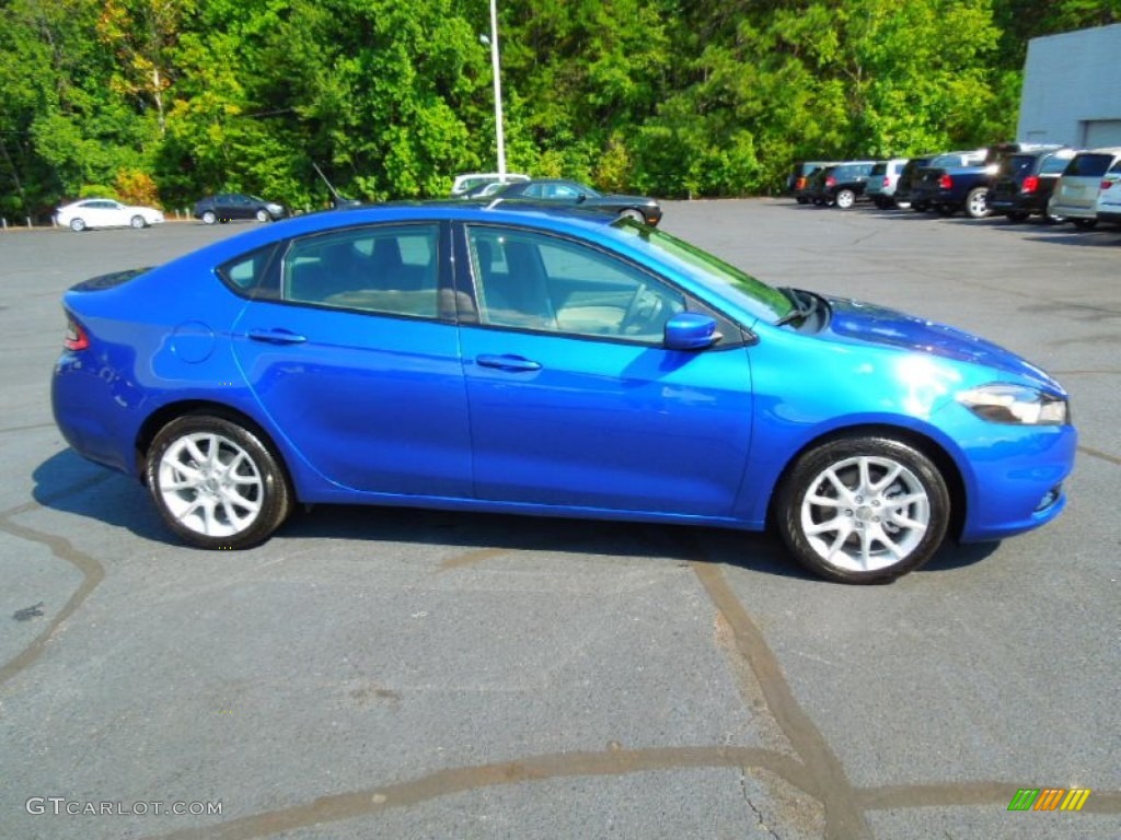 Blue Streak Pearl Coat 2013 Dodge Dart Rallye Exterior Photo #70740695