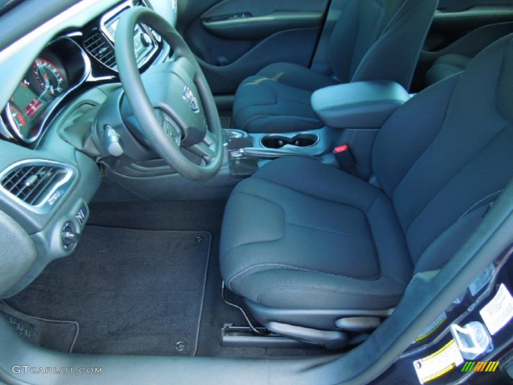Black Interior 2013 Dodge Dart SXT Photo #70740875
