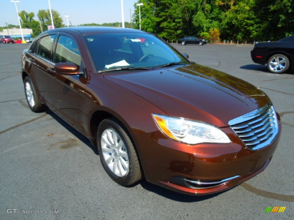 Deep Auburn Pearl 2013 Chrysler 200 Touring Sedan Exterior Photo #70741472