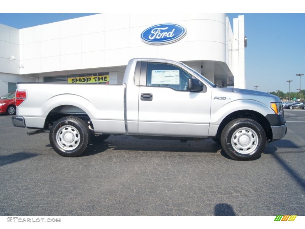 Ingot Silver Metallic 2012 Ford F150 XL Regular Cab Exterior Photo #70742012