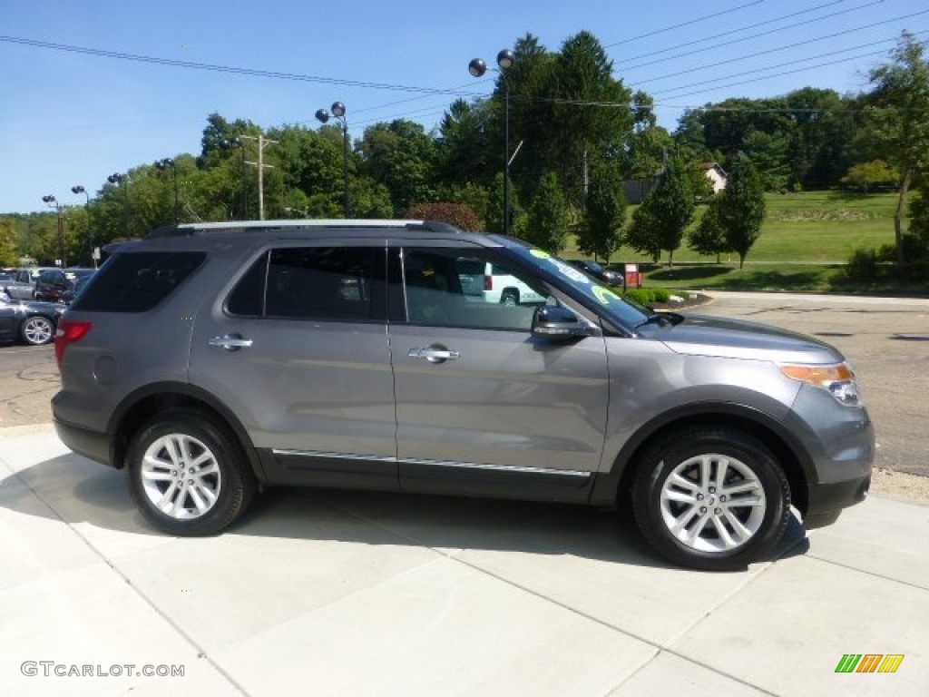 2012 Explorer XLT 4WD - Sterling Gray Metallic / Charcoal Black photo #6