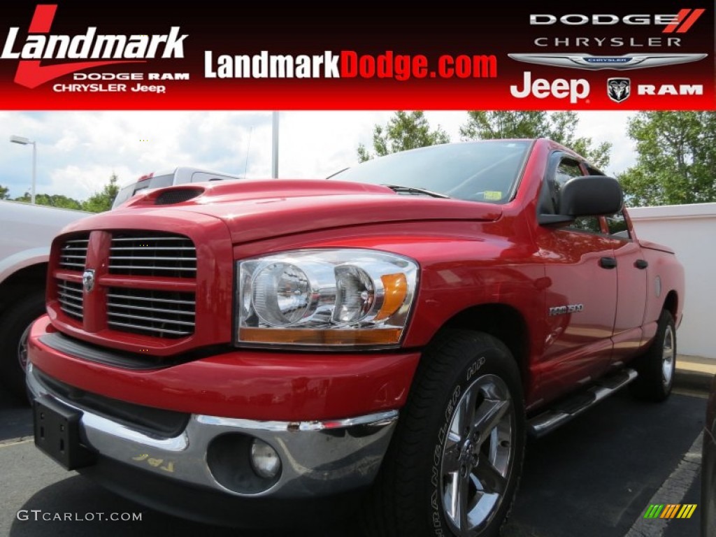 Flame Red Dodge Ram 1500