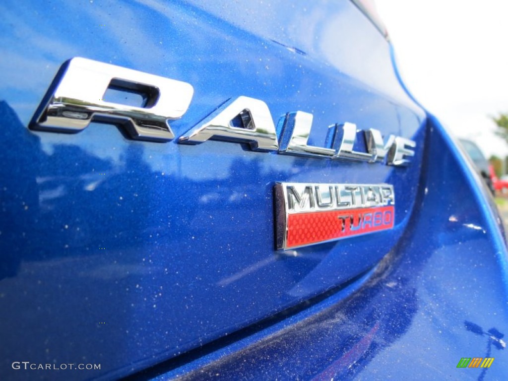 2013 Dart Rallye - Blue Streak Pearl Coat / Black/Light Diesel Gray photo #7