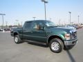 2008 Forest Green Metallic Ford F350 Super Duty Lariat Crew Cab 4x4  photo #8