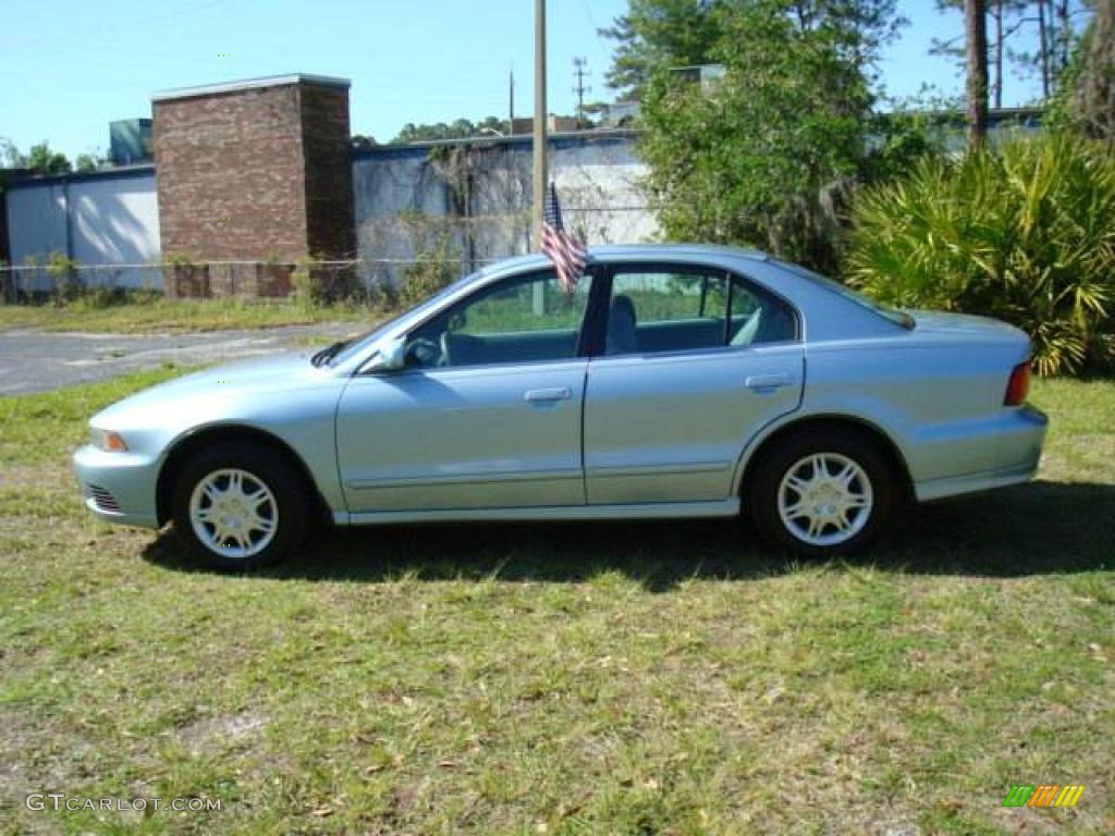 2003 Galant ES - Chrome Blue Pearl / Gray photo #2