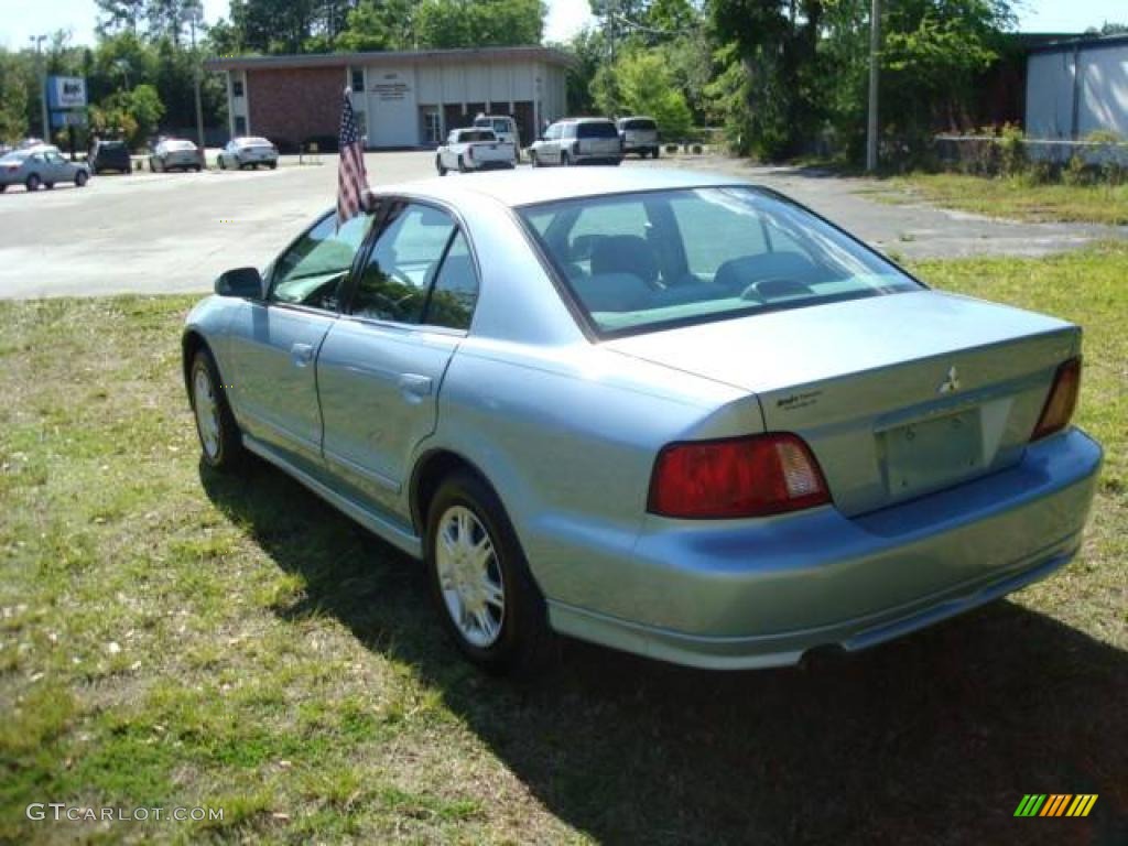 2003 Galant ES - Chrome Blue Pearl / Gray photo #3