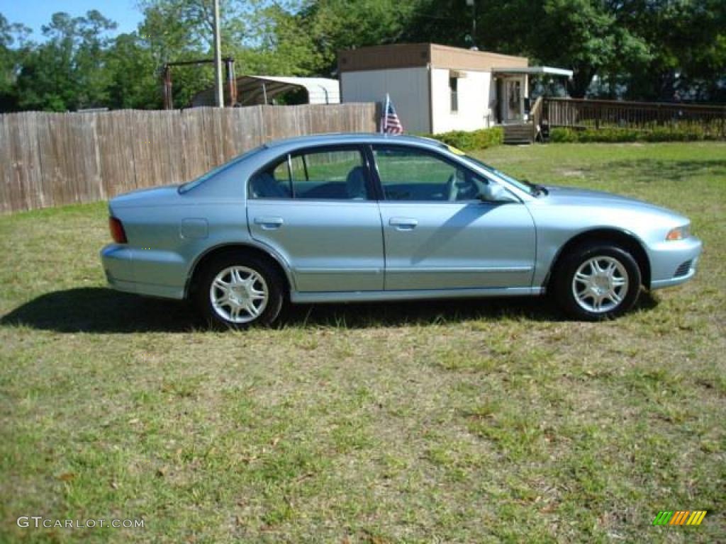 2003 Galant ES - Chrome Blue Pearl / Gray photo #6