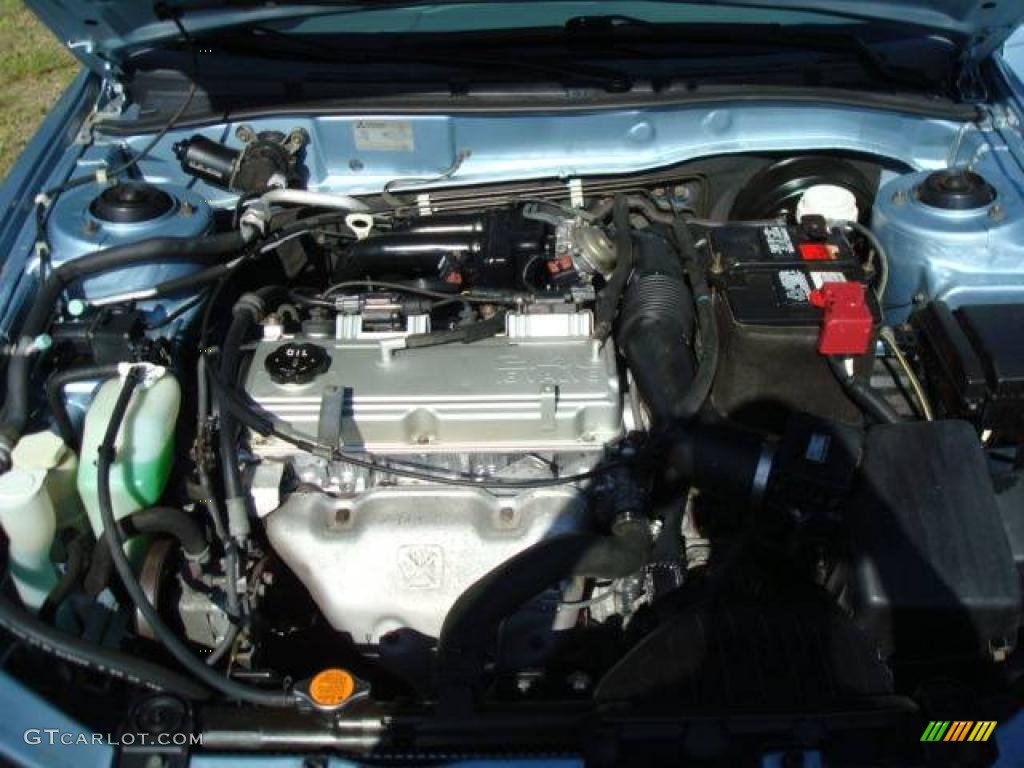 2003 Galant ES - Chrome Blue Pearl / Gray photo #16