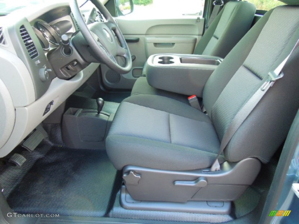 2013 Silverado 2500HD Work Truck Regular Cab 4x4 - Blue Granite Metallic / Dark Titanium photo #8