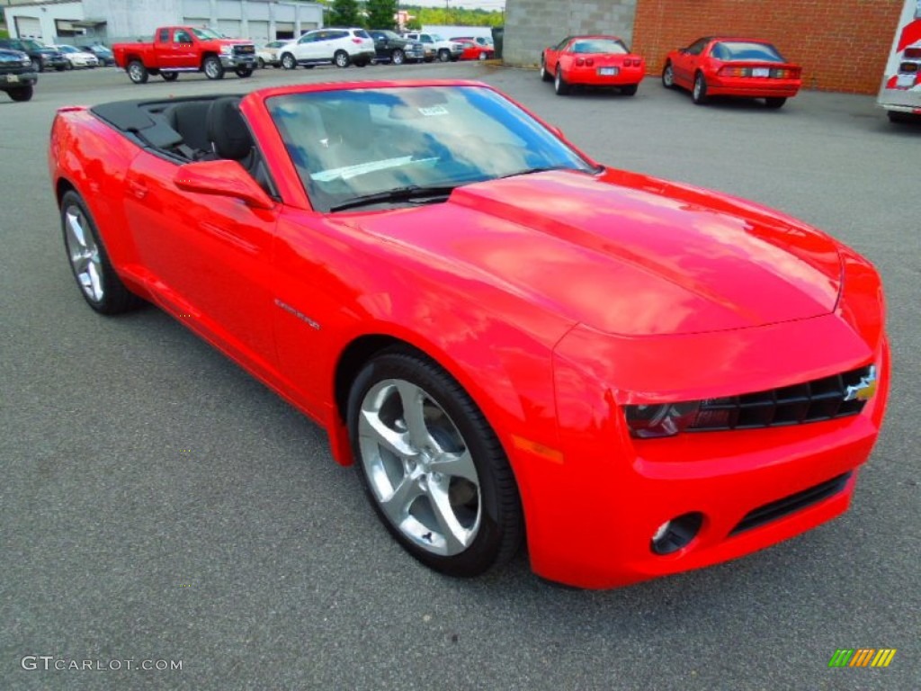 2013 Camaro LT/RS Convertible - Victory Red / Black photo #1