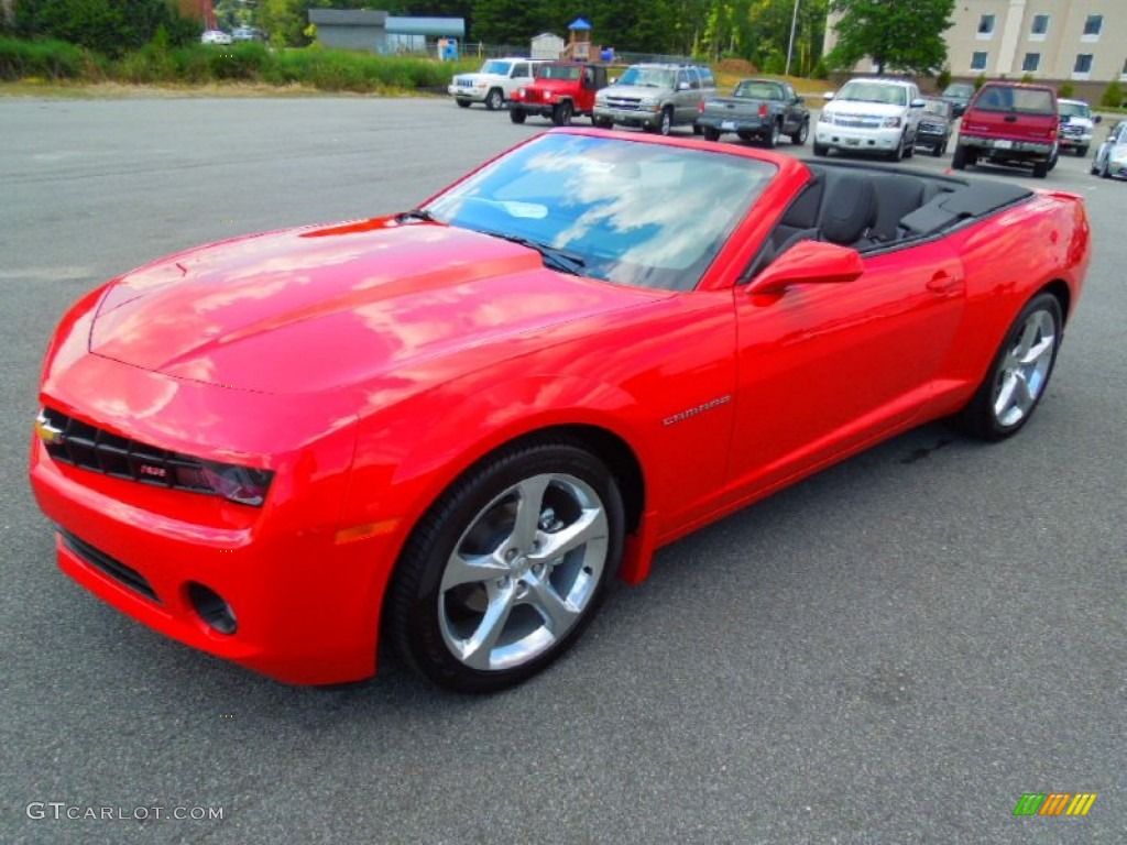 Victory Red 2013 Chevrolet Camaro LT/RS Convertible Exterior Photo #70750130