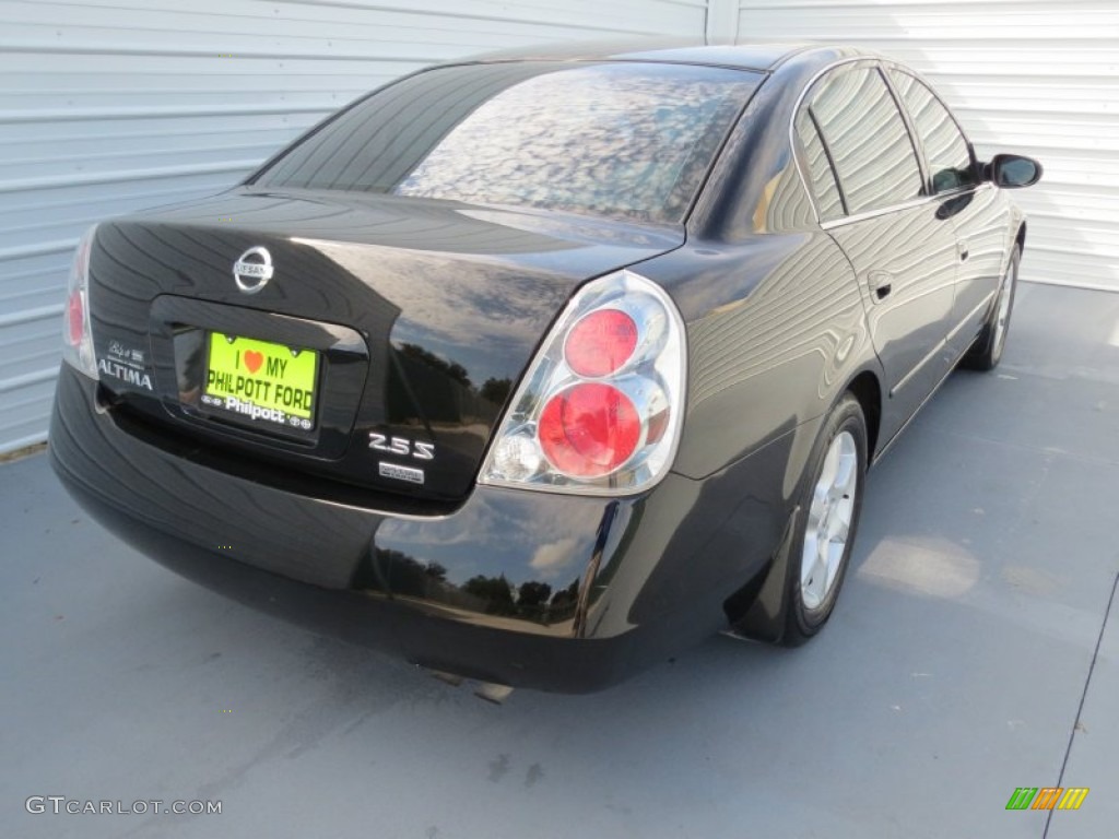 2006 Altima 2.5 S Special Edition - Super Black / Frost photo #3