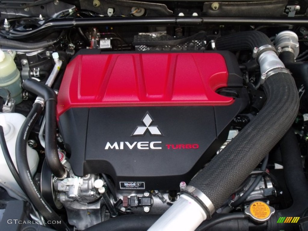 2011 Mitsubishi Lancer Evolution GSR 2.0 Liter Turbocharged DOHC 16-Valve MIVEC 4 Cylinder Engine Photo #70751408