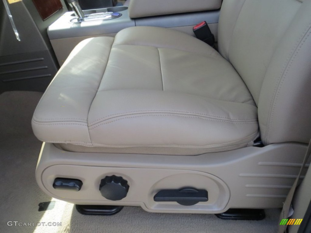 2006 F150 Lariat SuperCrew - Dark Toreador Red Metallic / Tan photo #35