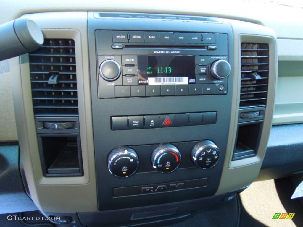 2012 Ram 1500 Express Quad Cab - True Blue Pearl / Dark Slate Gray/Medium Graystone photo #12