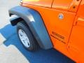 2013 Crush Orange Jeep Wrangler Sport 4x4  photo #7