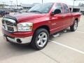 2008 Inferno Red Crystal Pearl Dodge Ram 1500 Lone Star Edition Quad Cab  photo #9