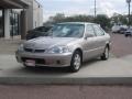 2000 Titanium Metallic Honda Civic EX Sedan  photo #16