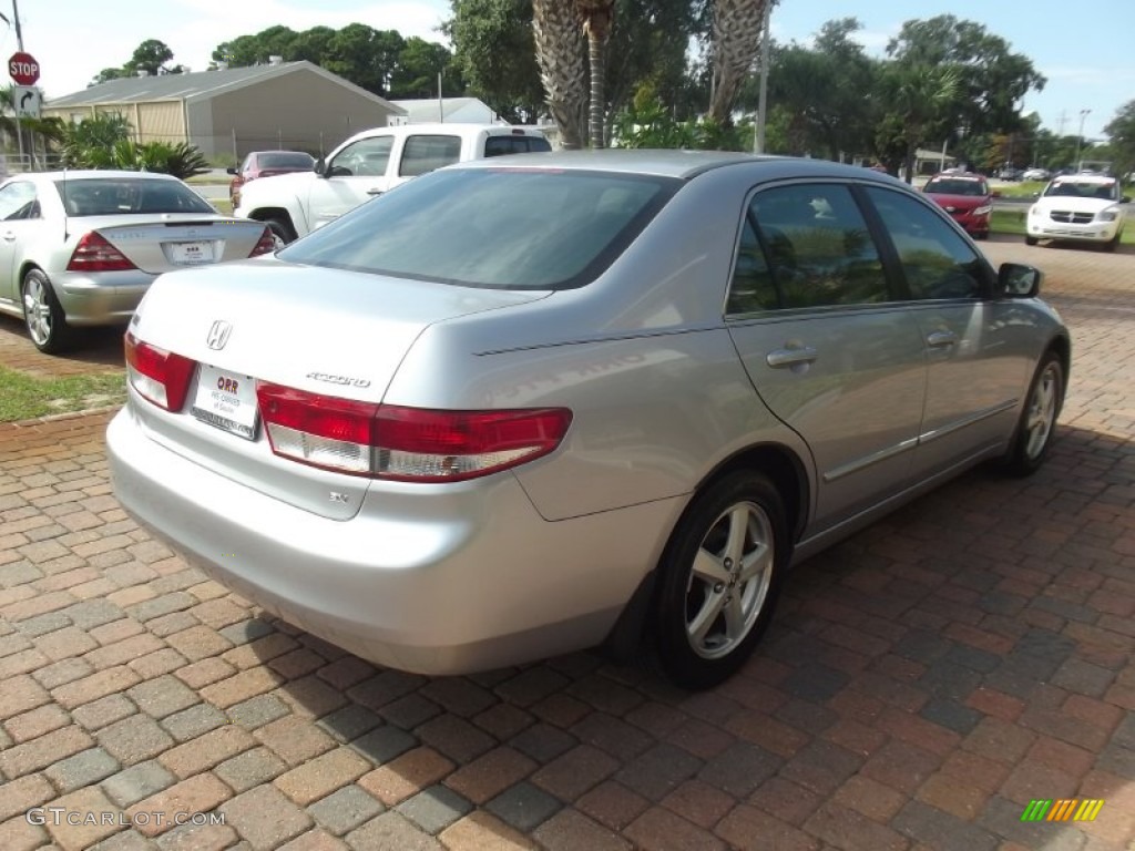 2003 Accord EX Sedan - Satin Silver Metallic / Black photo #5