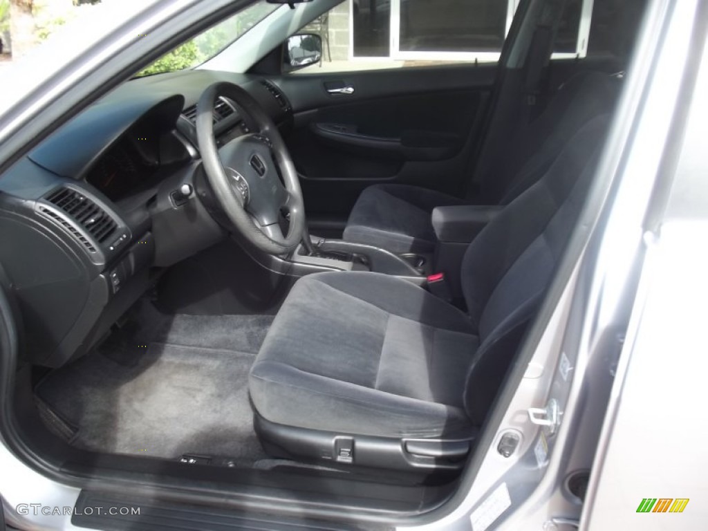 2003 Accord EX Sedan - Satin Silver Metallic / Black photo #9