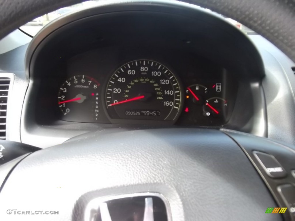 2003 Accord EX Sedan - Satin Silver Metallic / Black photo #11