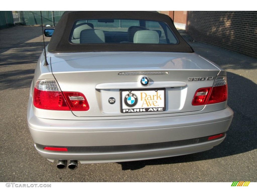 2006 3 Series 330i Convertible - Titanium Silver Metallic / Grey photo #2