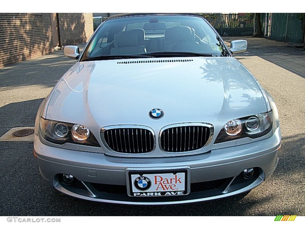 2006 3 Series 330i Convertible - Titanium Silver Metallic / Grey photo #3