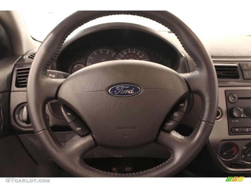 2007 Focus ZX4 SES Sedan - Kiwi Green Metallic / Charcoal/Light Flint photo #7