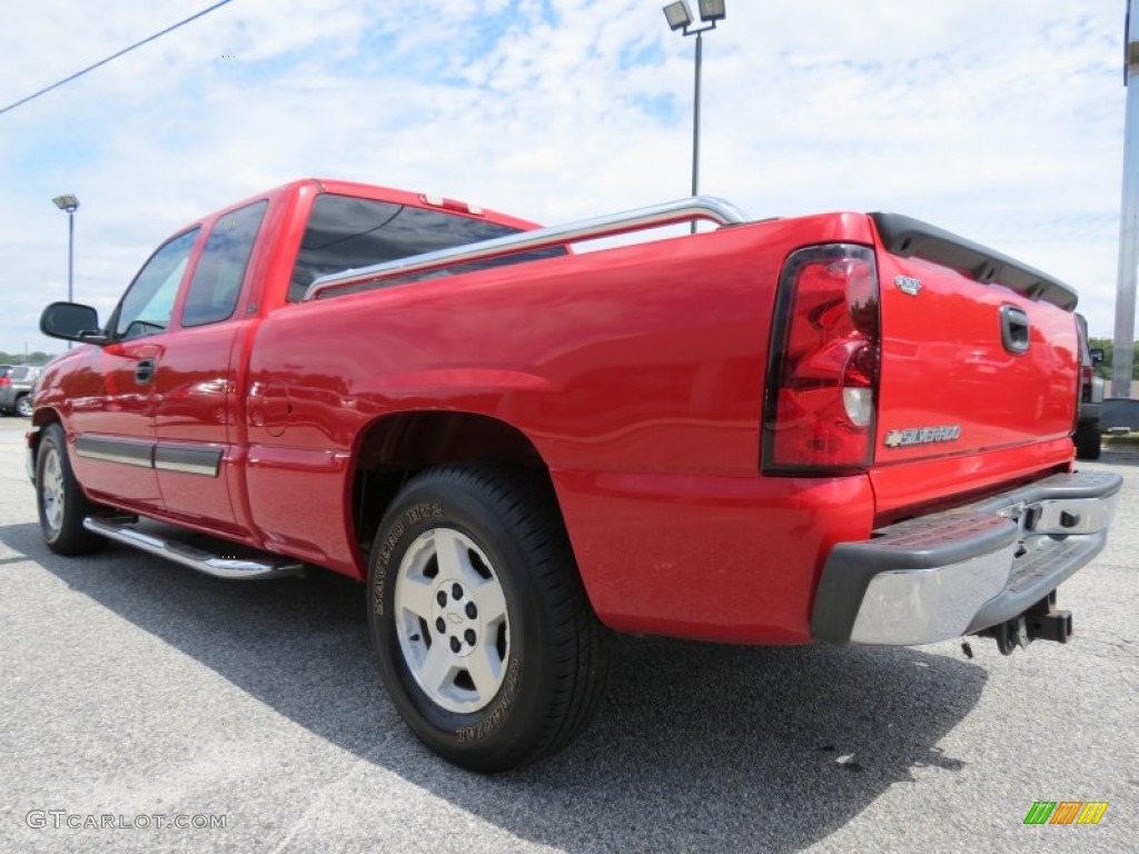 2006 Silverado 1500 LT Extended Cab - Victory Red / Dark Charcoal photo #5