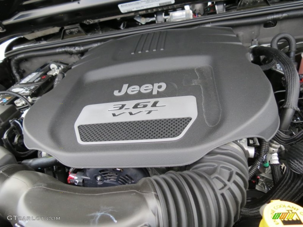 2012 Jeep Wrangler Unlimited Sport 4x4 Engine Photos