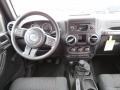 2012 Jeep Wrangler Unlimited Black Interior Dashboard Photo
