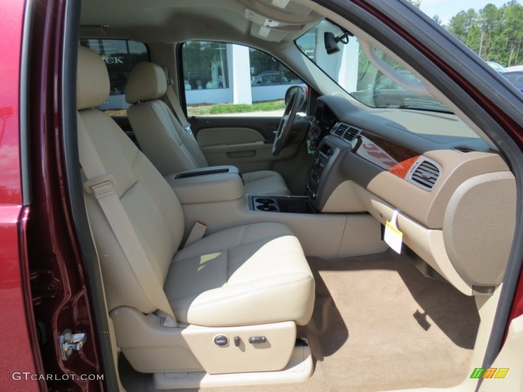 2013 Sierra 1500 SLT Crew Cab - Sonoma Red Metallic / Cocoa/Light Cashmere photo #12
