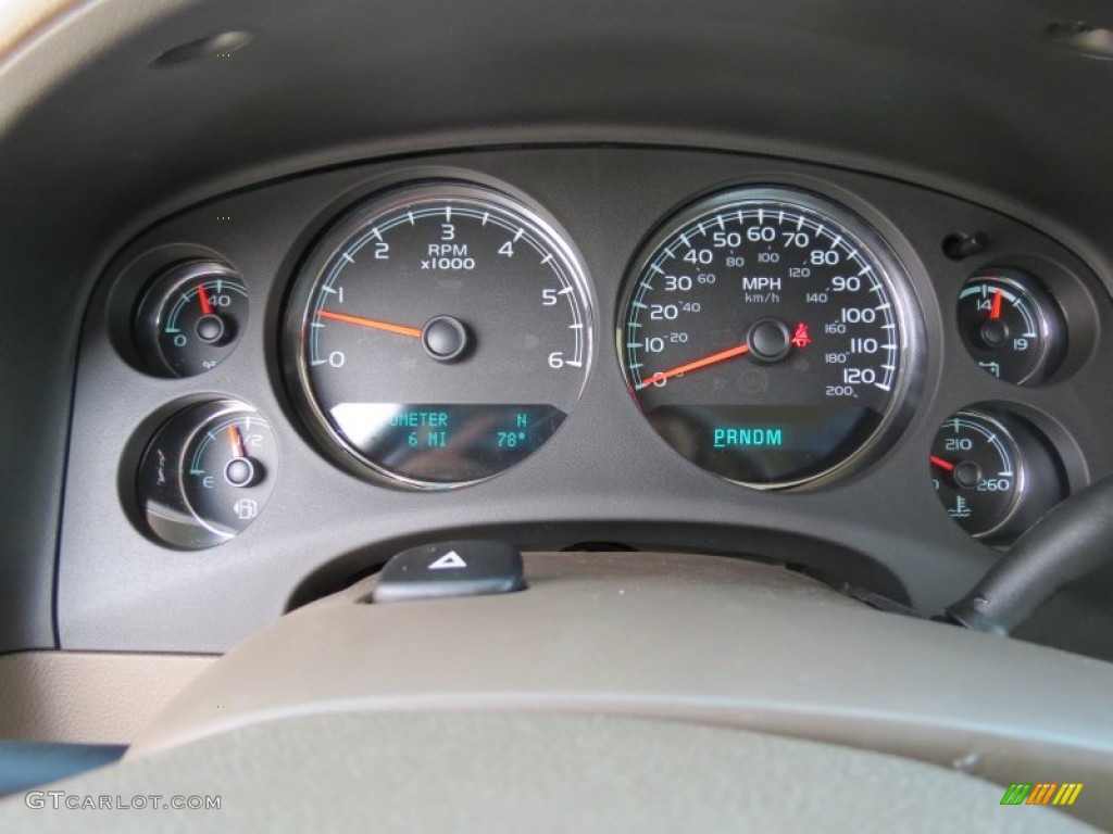 2013 GMC Sierra 1500 SLT Crew Cab Gauges Photo #70759448