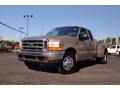 2000 Harvest Gold Metallic Ford F350 Super Duty XLT Extended Cab Dually #70749305