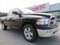 Black 2012 Dodge Ram 1500 Big Horn Quad Cab