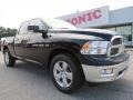 2012 Black Dodge Ram 1500 Big Horn Quad Cab  photo #1