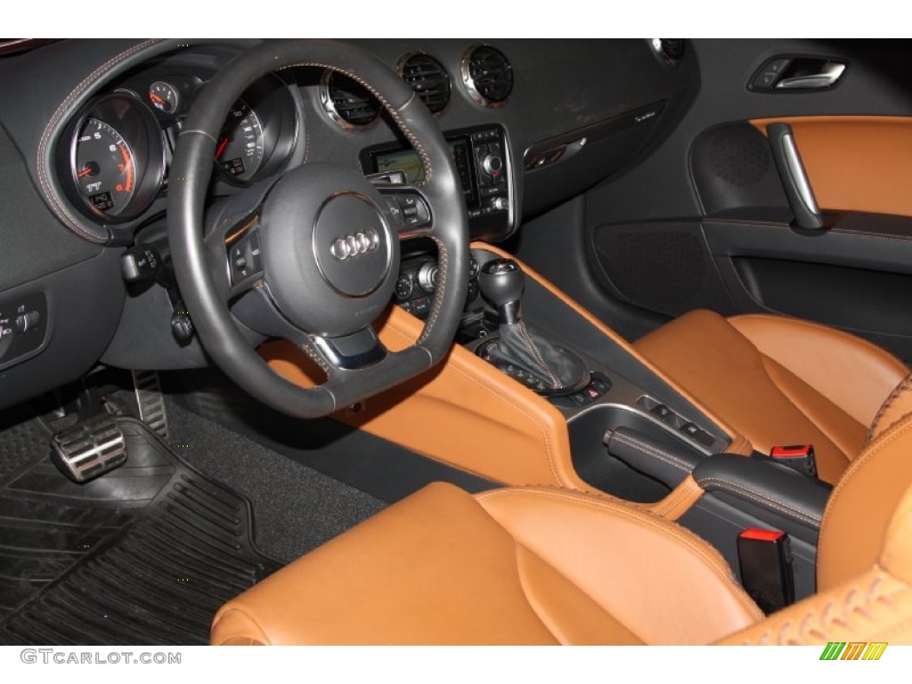 Madras Brown Interior 2011 Audi TT 2.0T quattro Roadster Photo #70761227