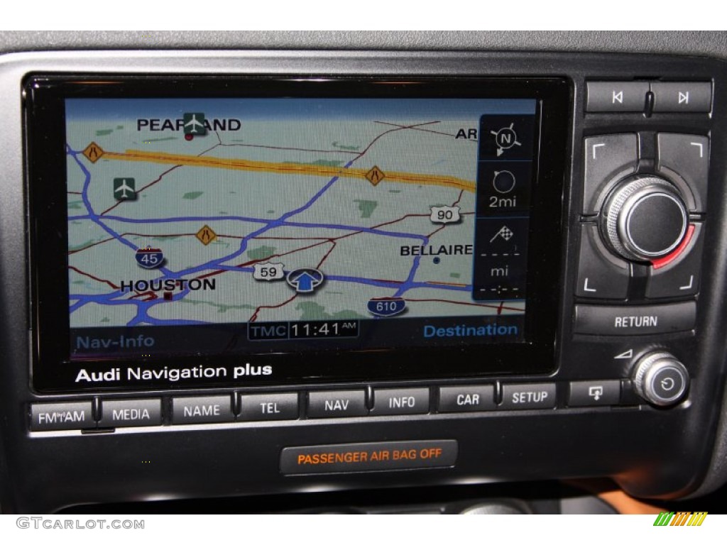 2011 Audi TT 2.0T quattro Roadster Navigation Photo #70761281