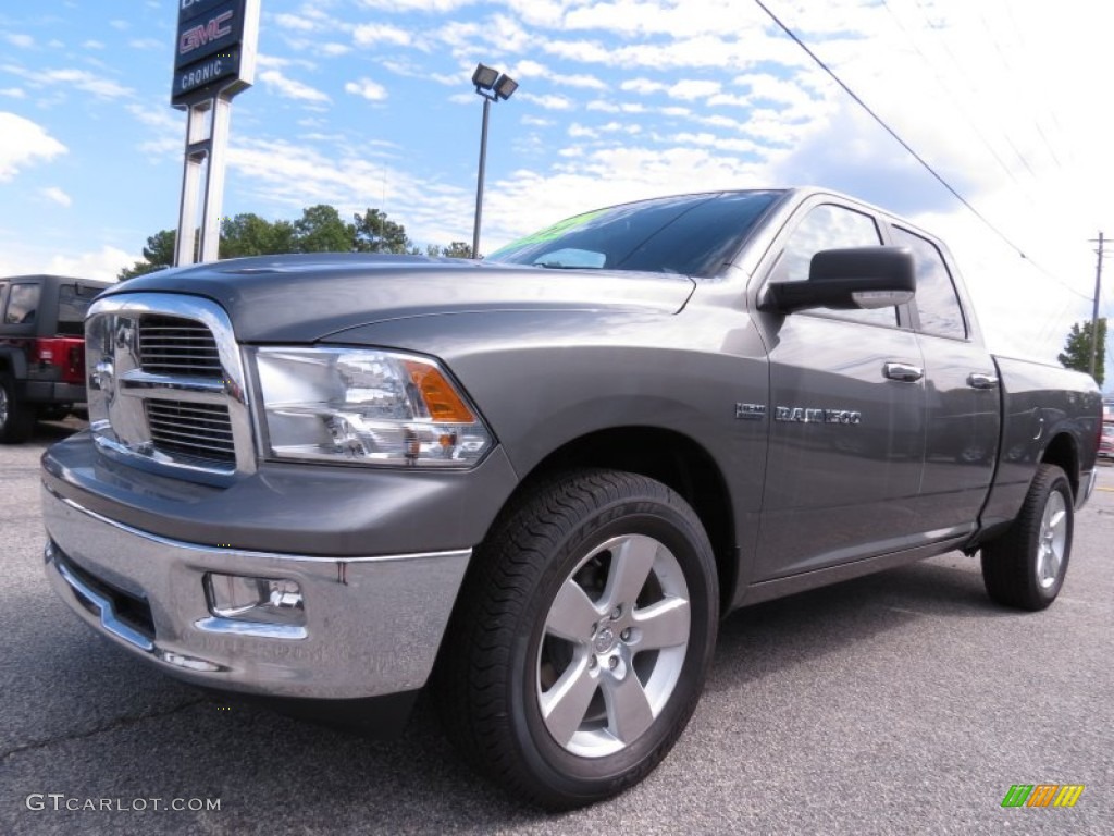 2012 Ram 1500 Big Horn Quad Cab - Mineral Gray Metallic / Dark Slate Gray/Medium Graystone photo #3