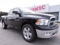 2012 Black Dodge Ram 1500 Big Horn Quad Cab  photo #1