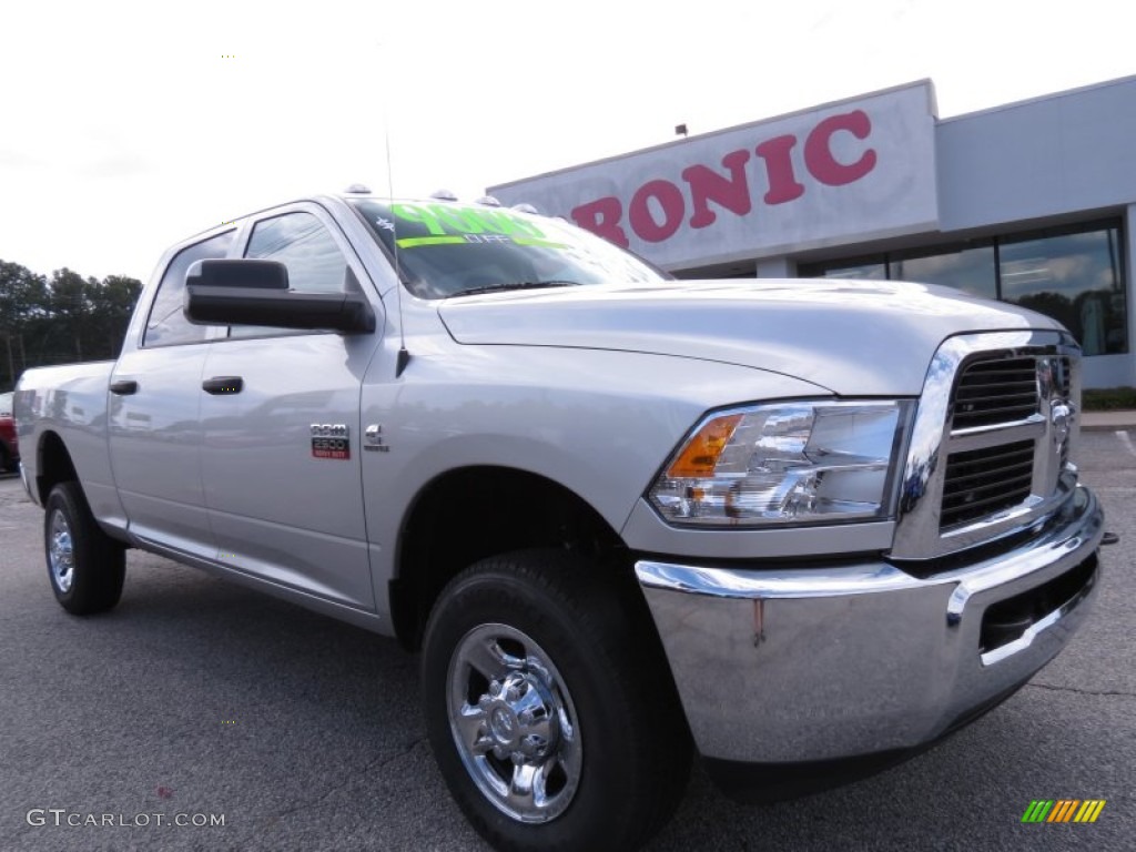 2012 Ram 2500 HD ST Crew Cab 4x4 - Bright Silver Metallic / Dark Slate/Medium Graystone photo #1