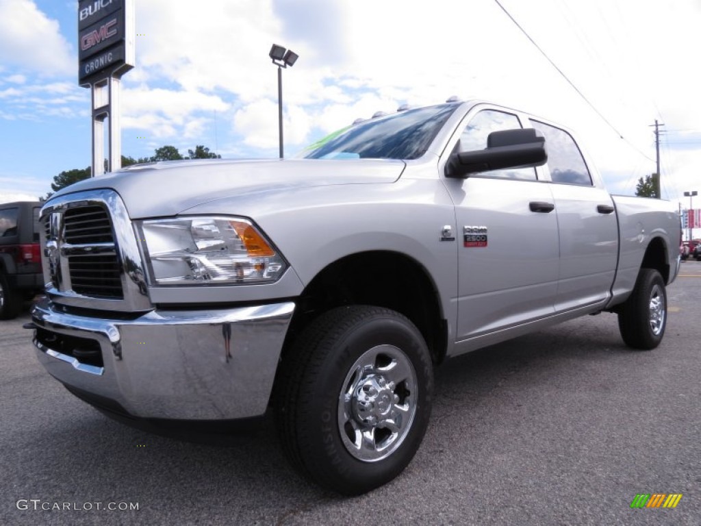 2012 Ram 2500 HD ST Crew Cab 4x4 - Bright Silver Metallic / Dark Slate/Medium Graystone photo #3