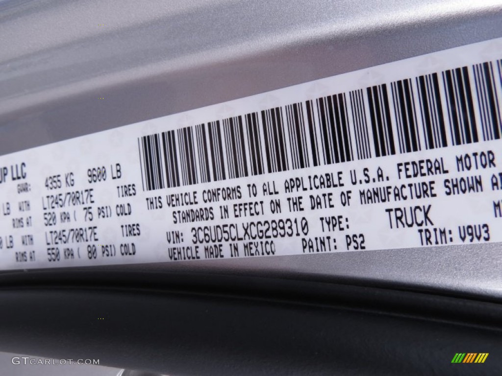 2012 Ram 2500 HD ST Crew Cab 4x4 - Bright Silver Metallic / Dark Slate/Medium Graystone photo #19